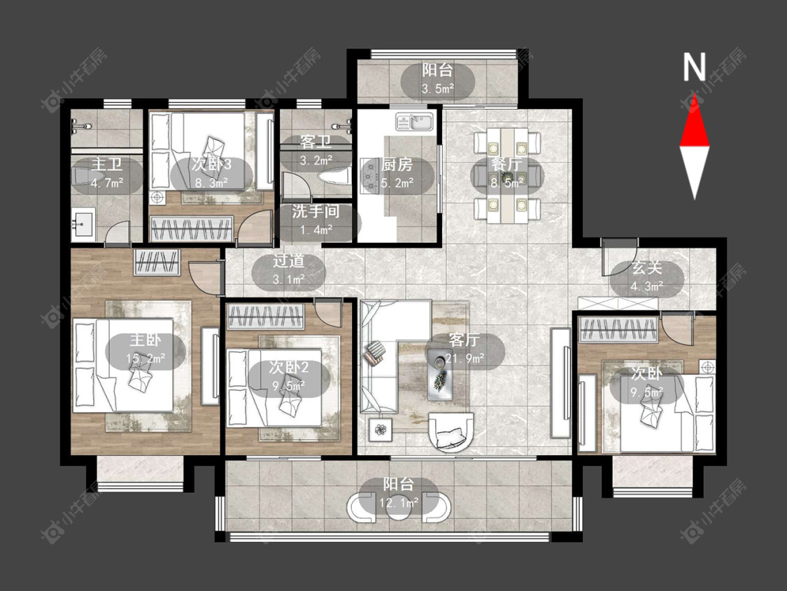 碧桂园壹号天禧房源户型图 常州碧桂园壹号天禧在售二手房源户型图_小牛看房