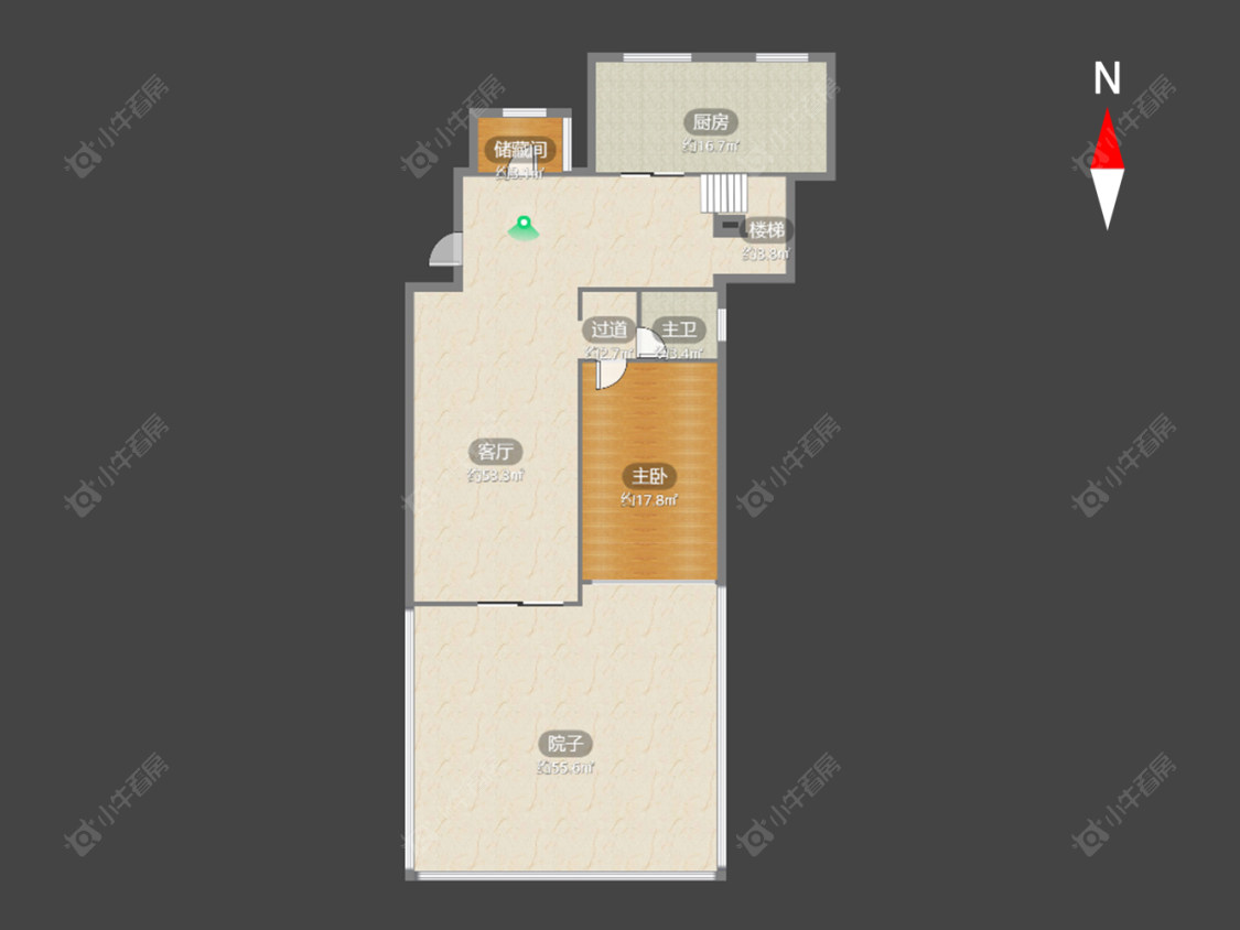 常州蓝色星空在售二手房源户型图_小牛看房