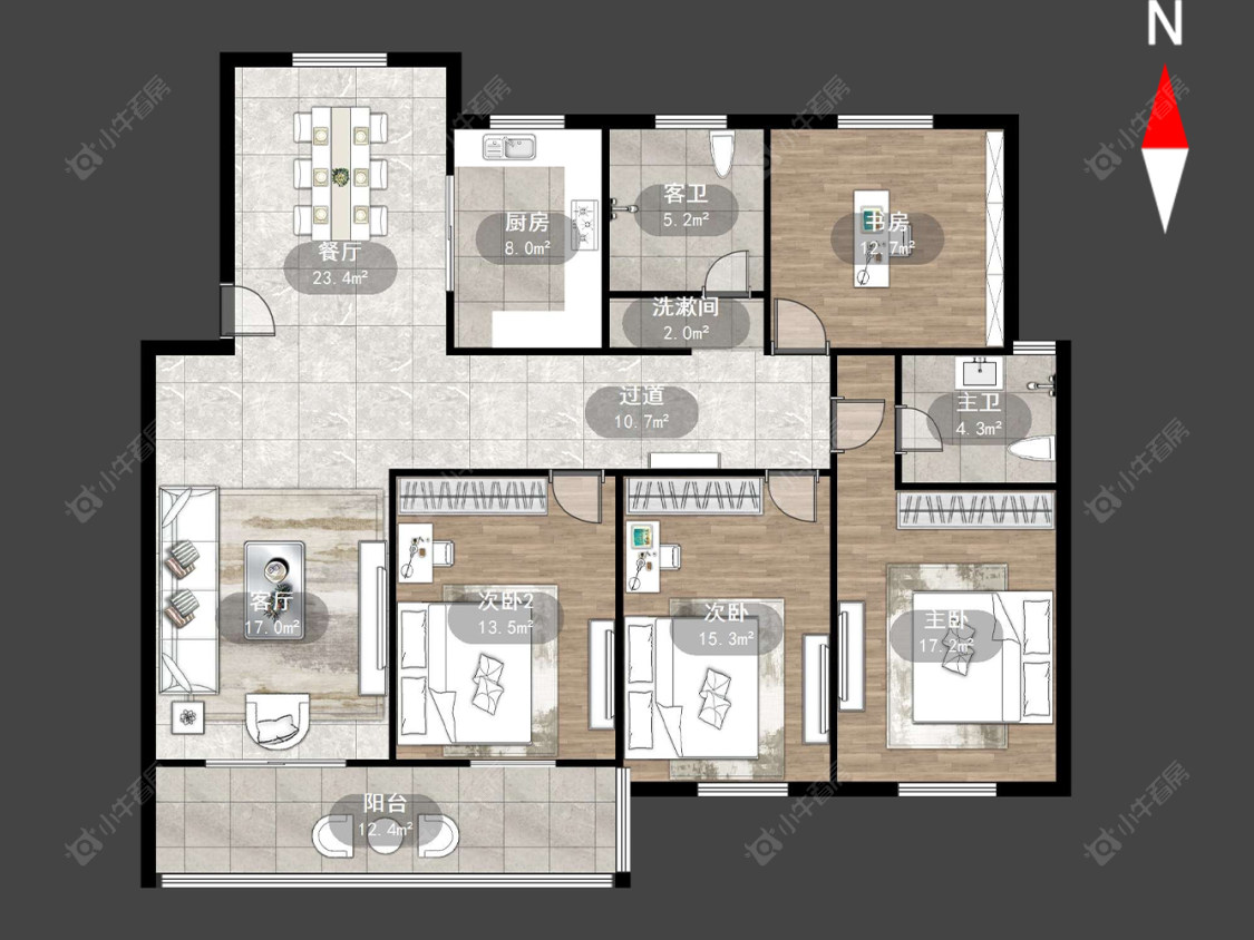 常州潞城花苑在售二手房源户型图_小牛看房