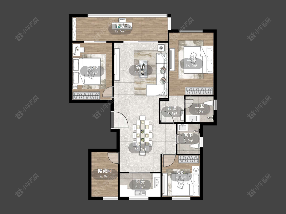 丹阳天怡文华里在售二手房源户型图_小牛看房