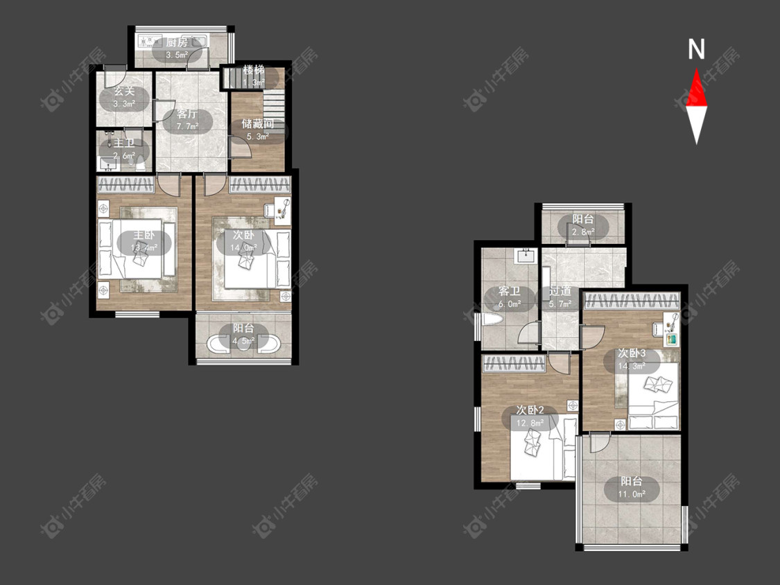 常州清潭新村在售二手房源户型图_小牛看房