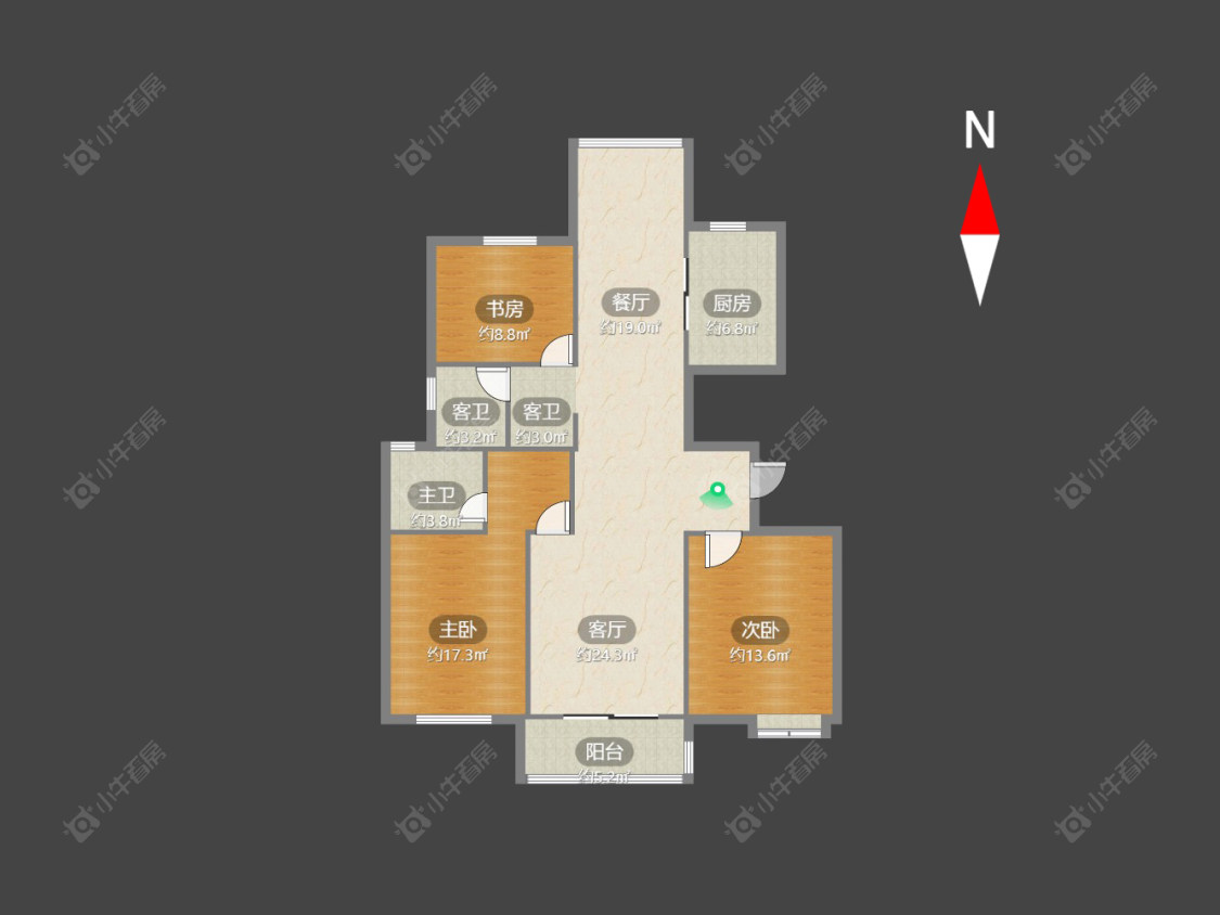 常州国泰新都在售二手房源户型图_小牛看房