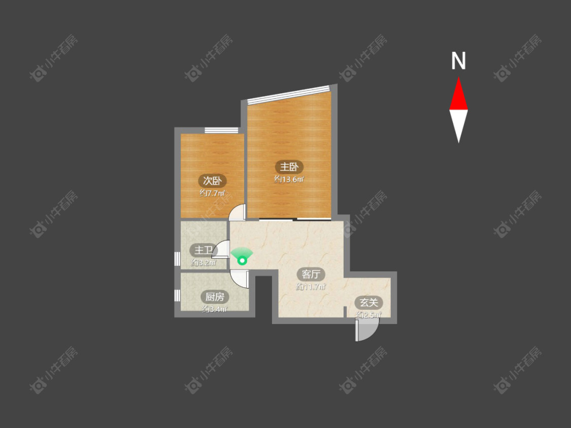 常州晋陵北苑在售二手房源户型图_小牛看房