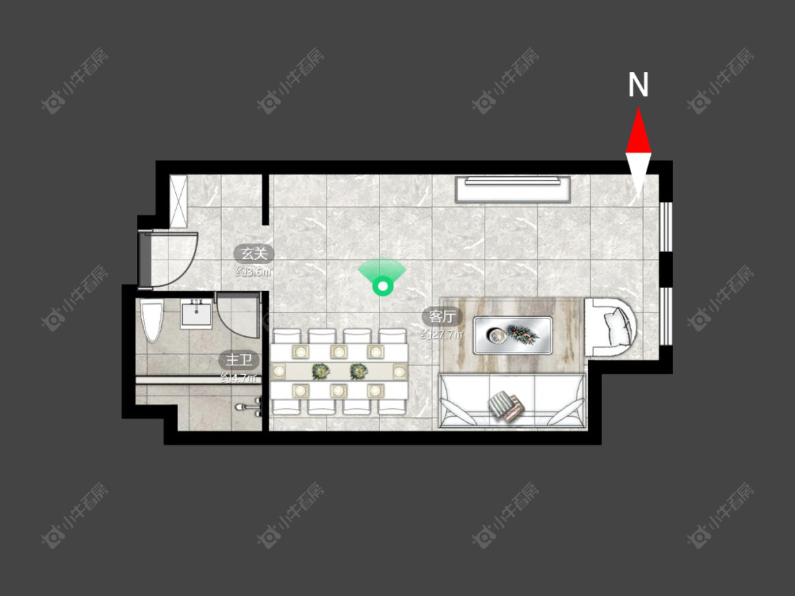 常州九洲新世界花苑在售二手房源户型图_小牛看房