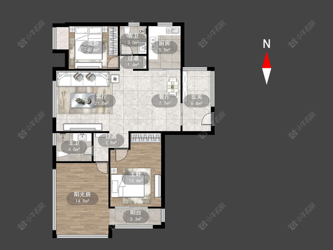 绿都万和城二区房源户型图 常州绿都万和城二区在售二手房源户型图_小牛看房
