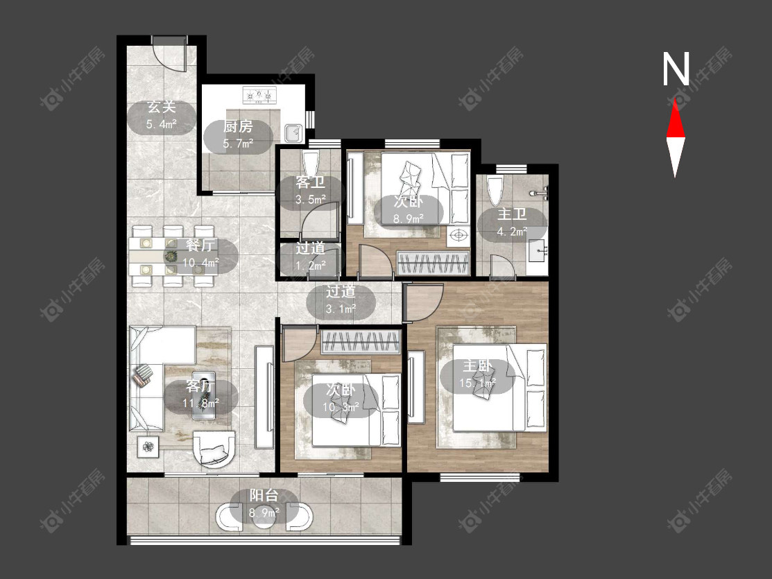 常州兰蕙佳园在售二手房源户型图_小牛看房