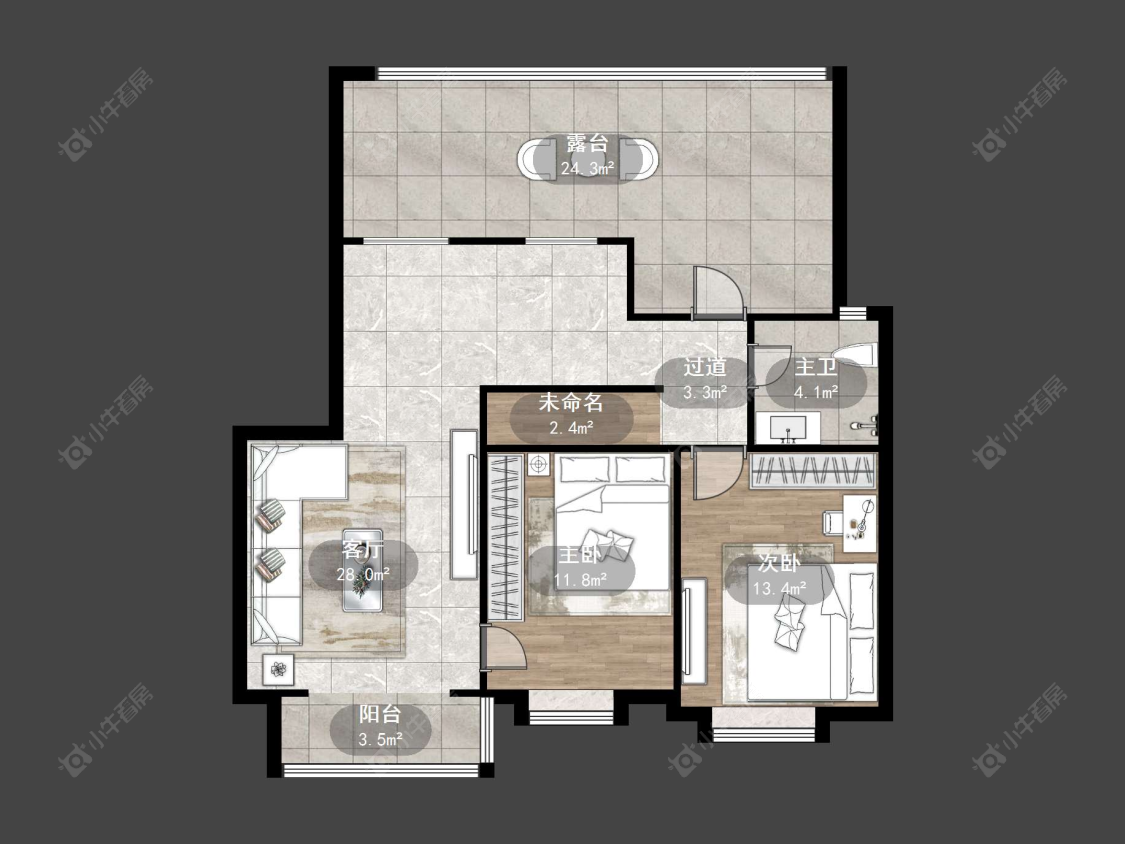 丹阳锦尚名都在售二手房源户型图_小牛看房