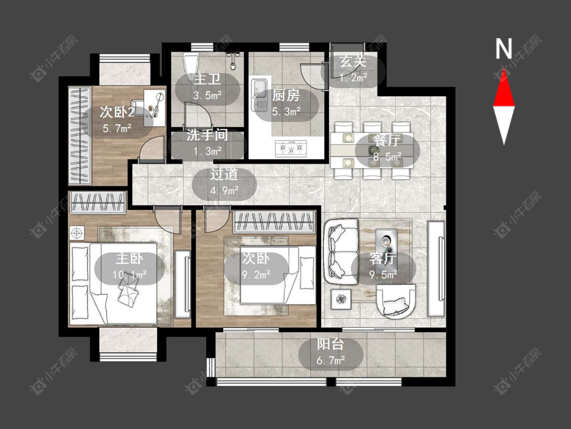 弘阳云峯房源户型图 常州弘阳云峯在售二手房源户型图_小牛看房
