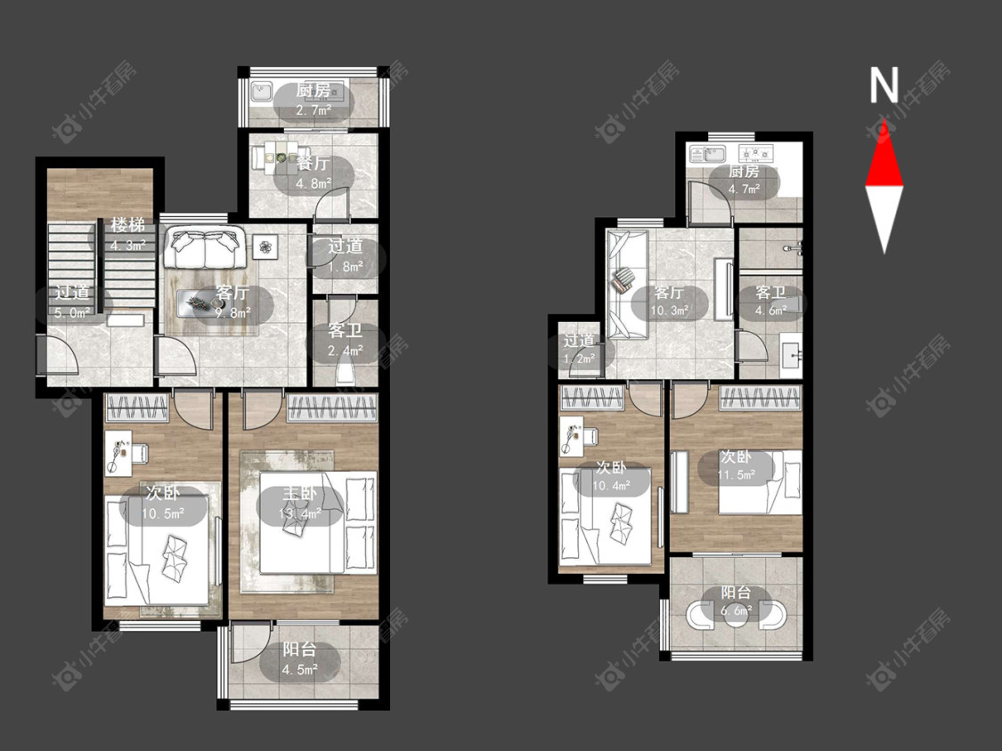 常州勤业一二三村在售二手房源户型图_小牛看房