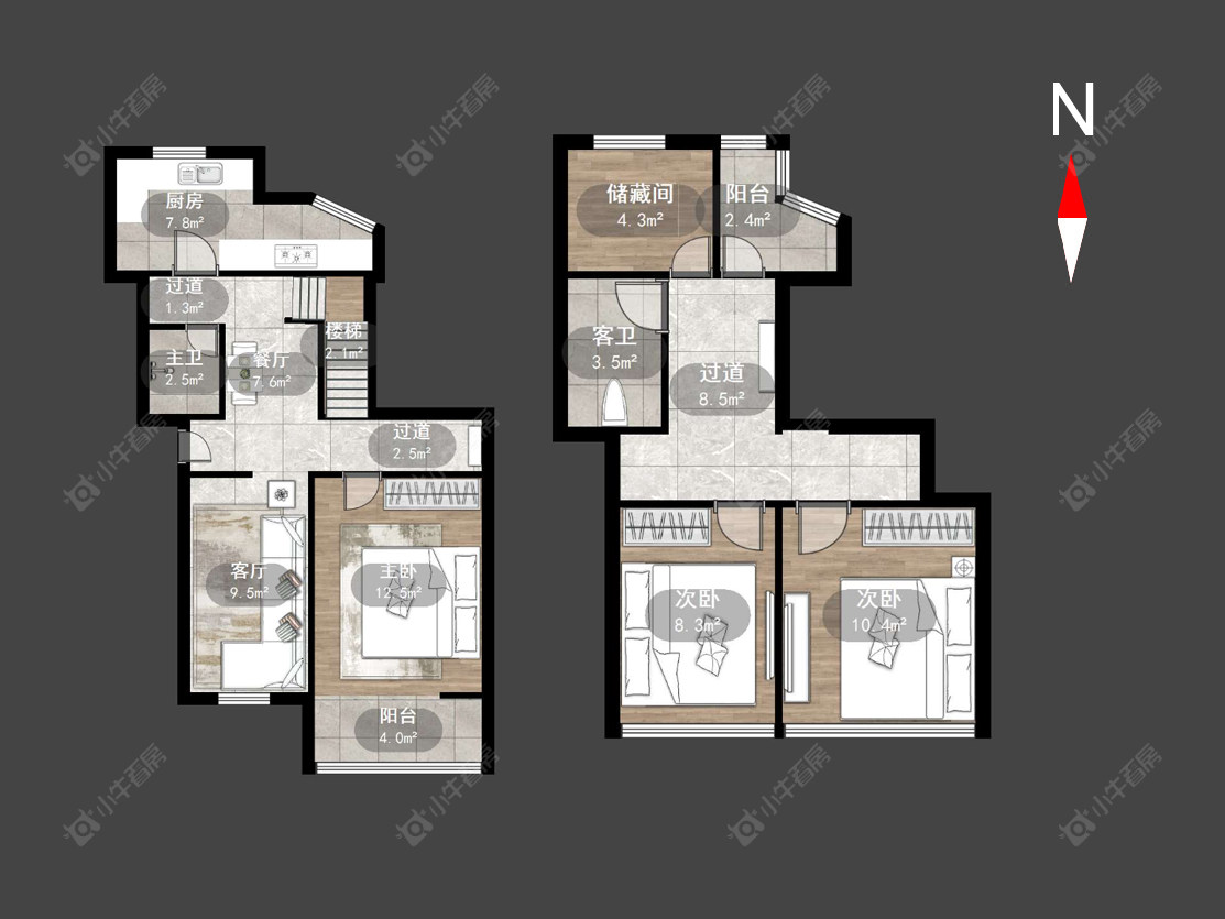 常州清凉新村在售二手房源户型图_小牛看房