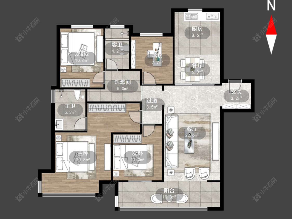 常州吾悦广场(天宁)在售二手房源户型图_小牛看房