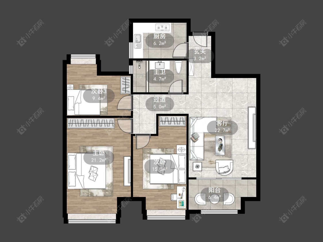 丹阳上善雅苑在售二手房源户型图_小牛看房
