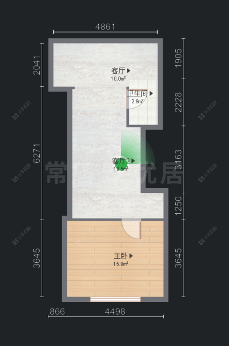 常州银河湾第一城一期在售二手房源户型图_小牛看房