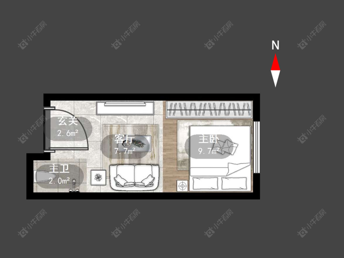 常州龙湖华盛·天曜在售二手房源户型图_小牛看房