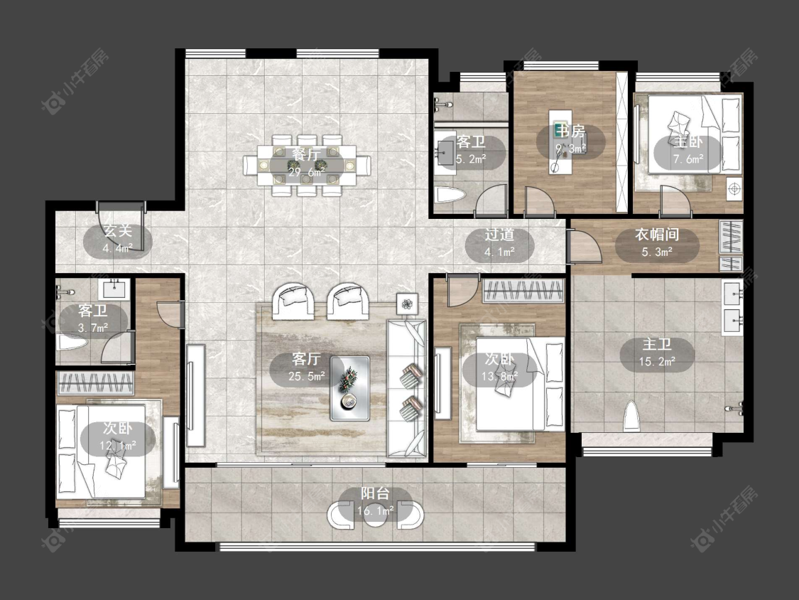 丹阳金茂云镜府在售二手房源户型图_小牛看房
