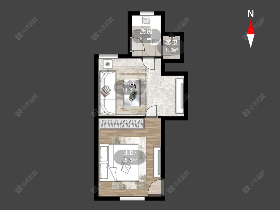工房北区房源户型图 常州工房北区在售二手房源户型图_小牛看房