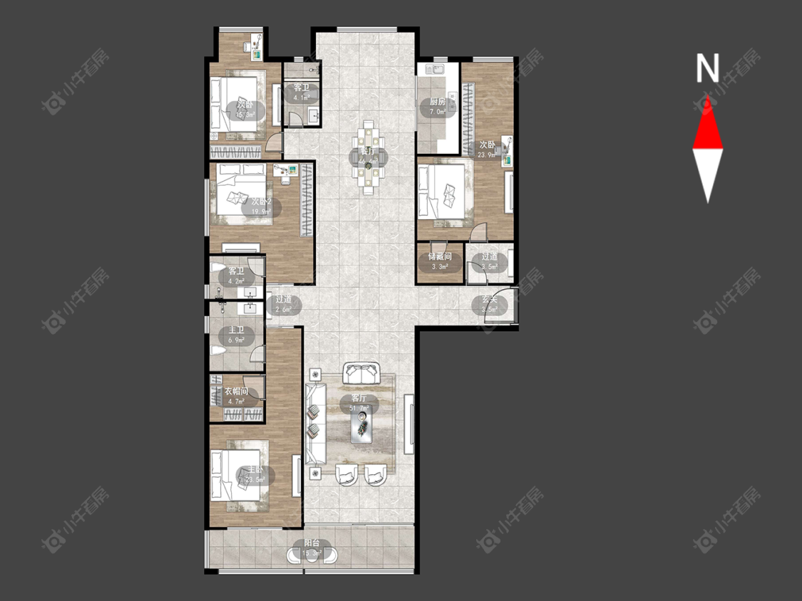 常州雅居乐星河湾在售二手房源户型图_小牛看房