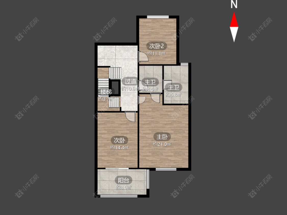 常州港龙新港城别墅区在售二手房房源户型图_小牛看房