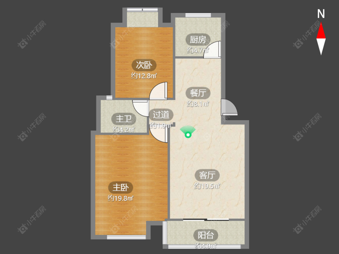 观景苑房源户型图 常州观景苑在售二手房源户型图_小牛看房