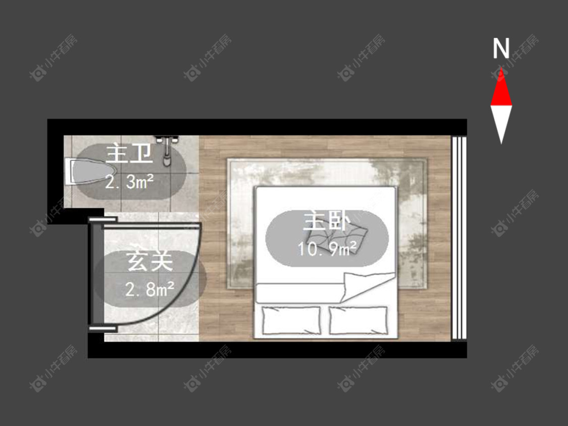 常州龙湖华盛·天曜在售二手房源户型图_小牛看房