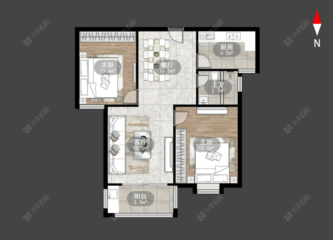常州江南佳园在售二手房源户型图_小牛看房