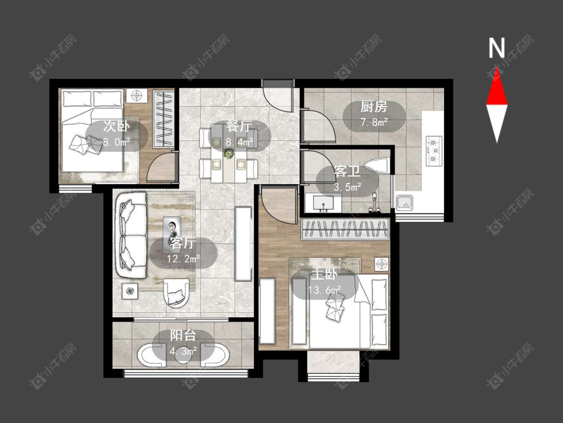 御水华庭一期房源户型图 常州御水华庭一期在售二手房源户型图_小牛看房