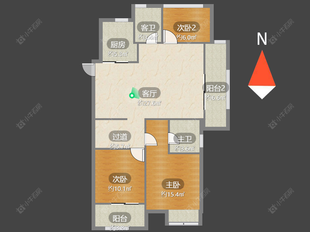 绿地香颂花园房源户型图 常州绿地香颂花园在售二手房源户型图_小牛看房