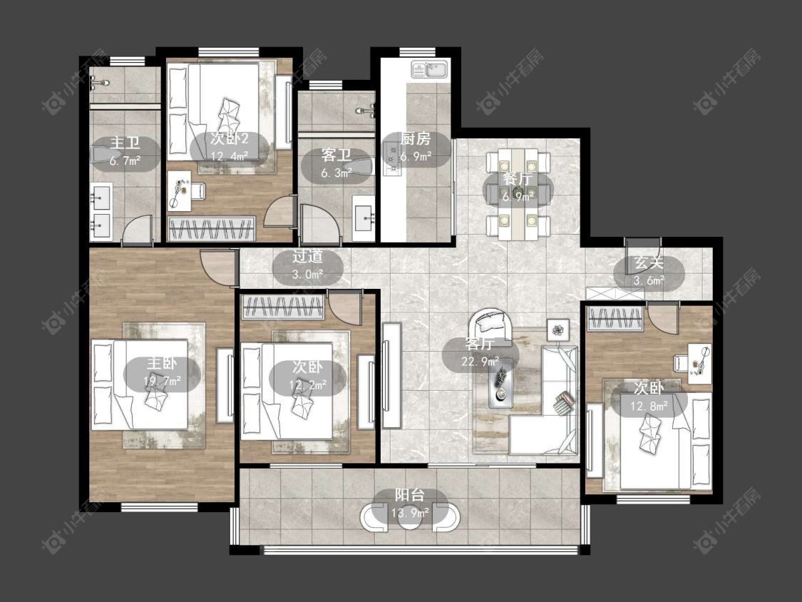丹阳天一人家在售二手房源户型图_小牛看房