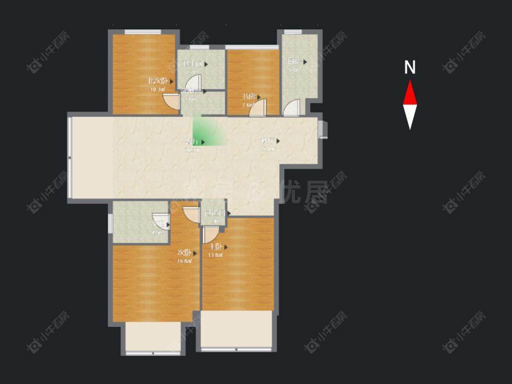 常州河枫御景花苑在售二手房源户型图_小牛看房