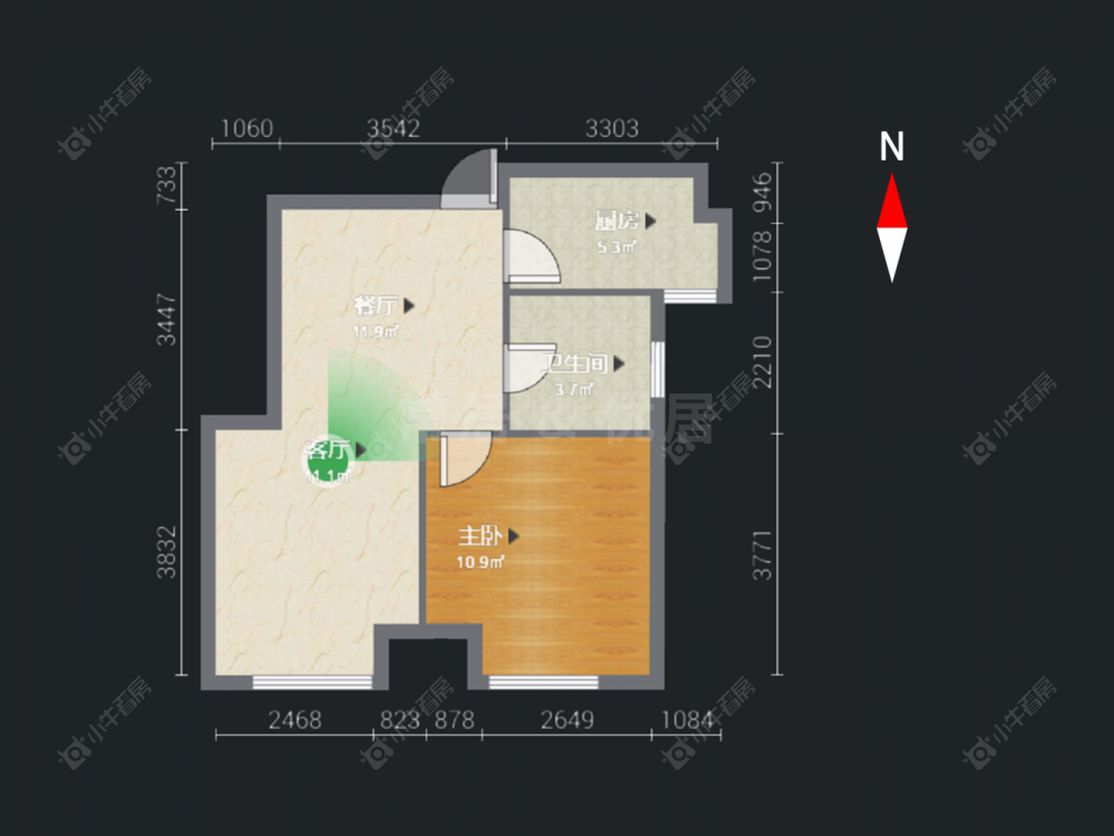 港龙紫荆城房源户型图 常州港龙紫荆城在售二手房源户型图_小牛看房