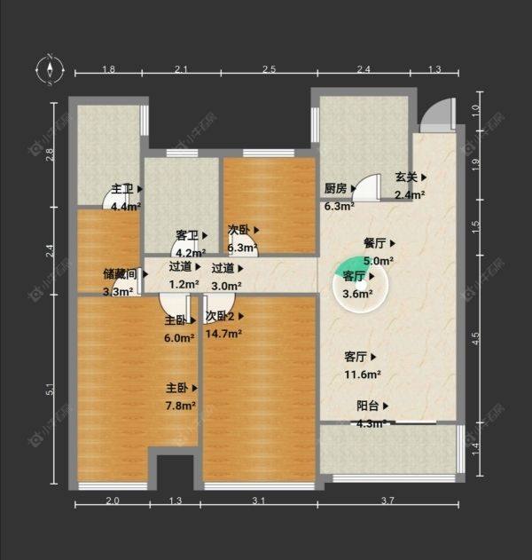 常州天禄西阆苑租房_天禄西阆苑3室2厅房源出租