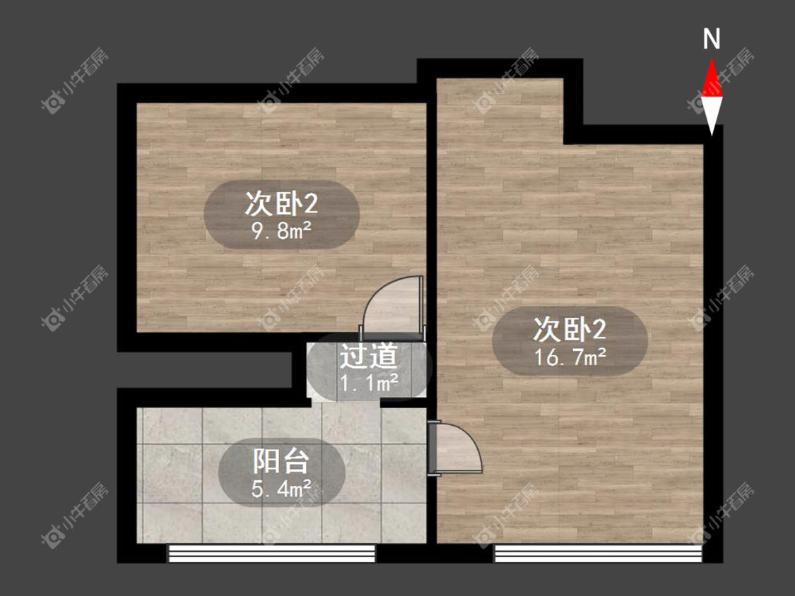 常州公园壹号四期在租房源户型图_小牛看房