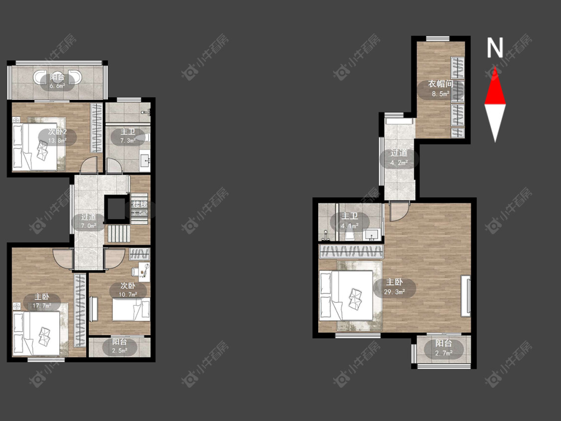 中海锦珑湾别墅区房源户型图 常州中海锦珑湾别墅区在售二手房源户型图_小牛看房