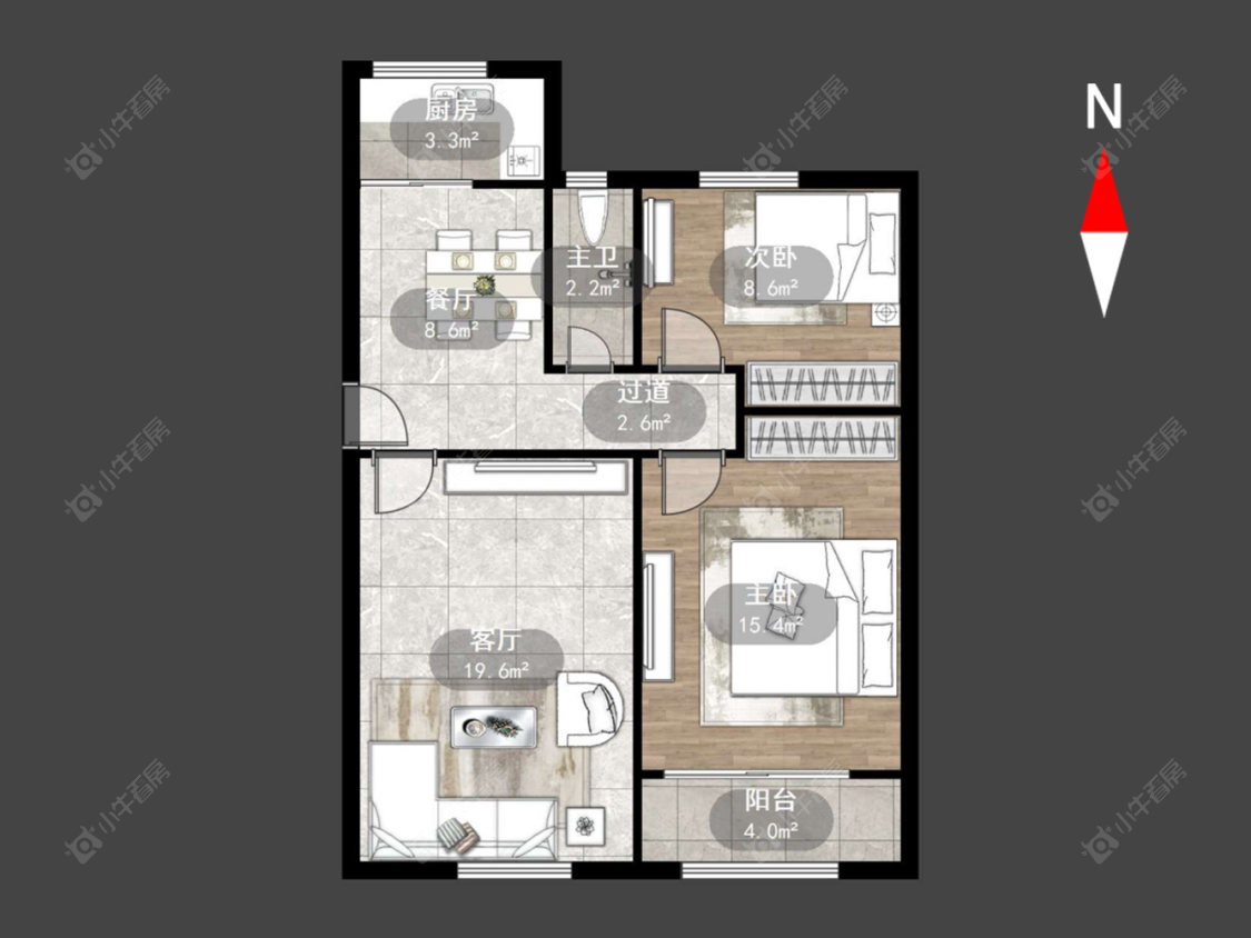 常州冶金新村在售二手房源户型图_小牛看房