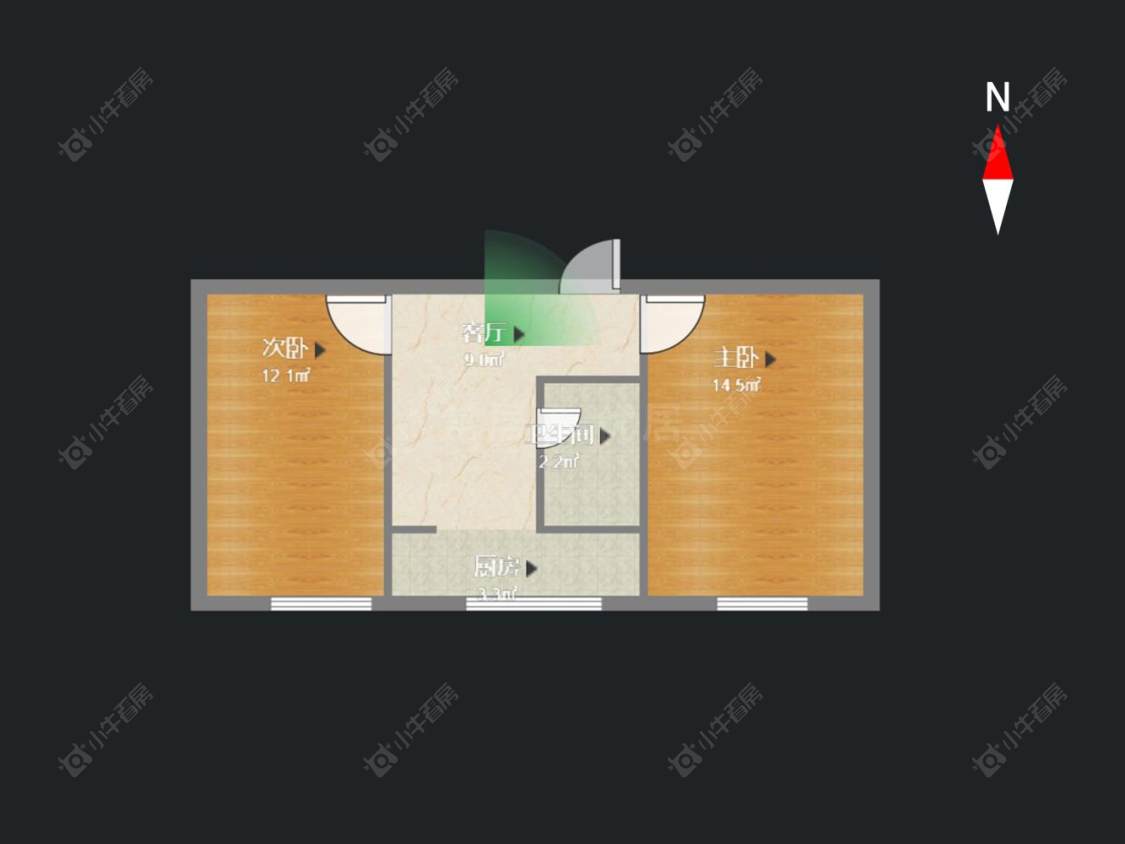 常州工房北区在售二手房源户型图_小牛看房