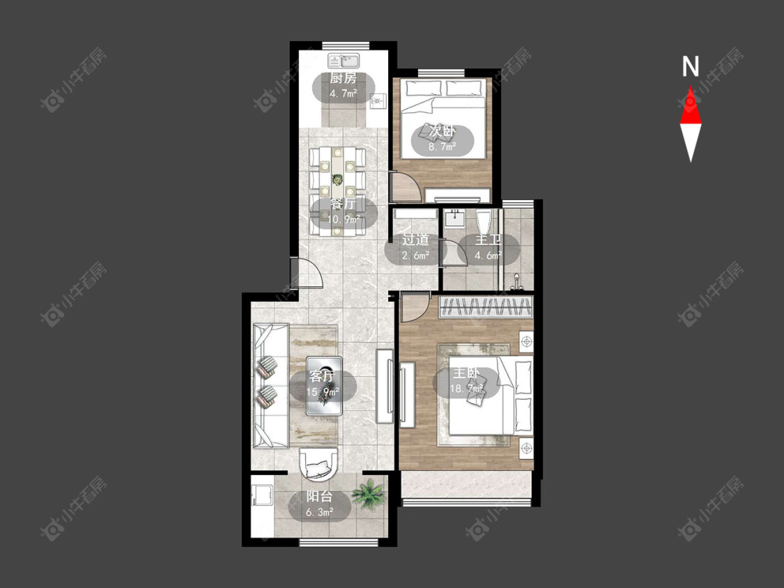 顺园六村房源户型图 常州顺园六村在售二手房源户型图_小牛看房