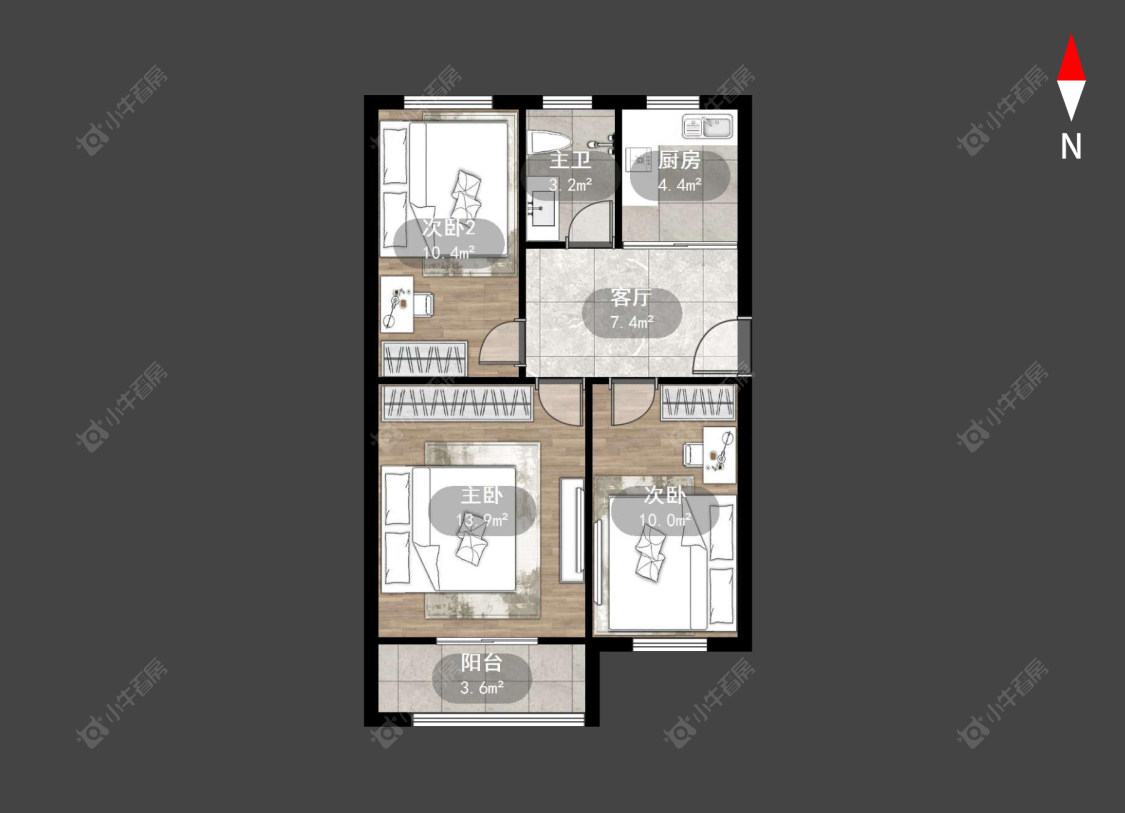 斜桥巷房源户型图 常州斜桥巷在售二手房源户型图_小牛看房
