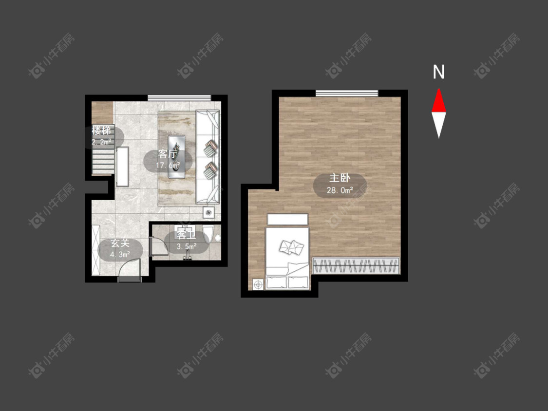 常州保纳商业广场在售二手房源户型图_小牛看房