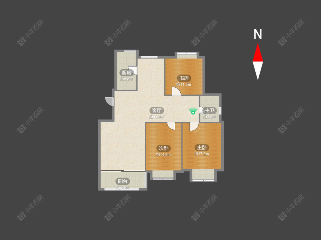 常州红梅假日花苑在售二手房源户型图_小牛看房