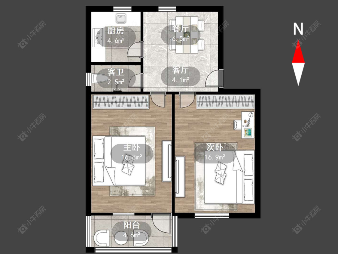 常州常钢宿舍在售二手房源户型图_小牛看房