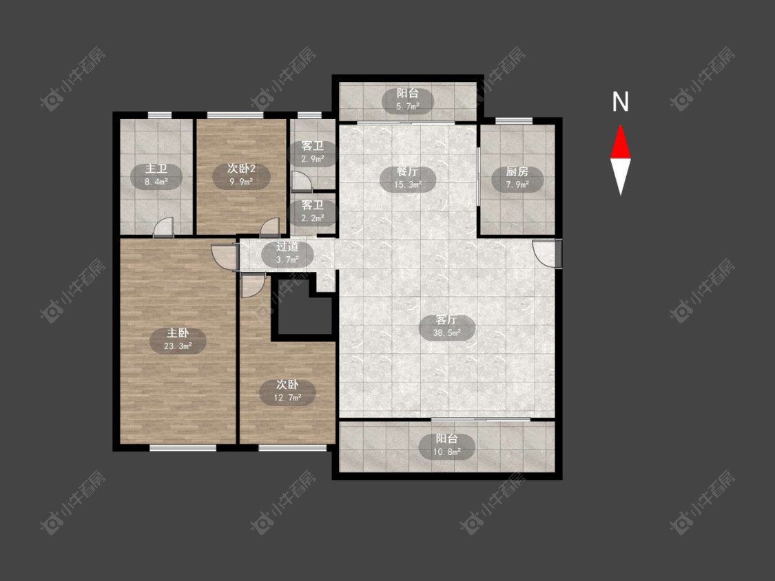 常州印山风华在售二手房源户型图_小牛看房