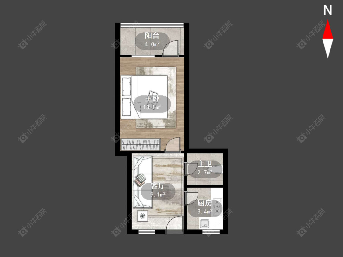 常州留芳路在售二手房源户型图_小牛看房