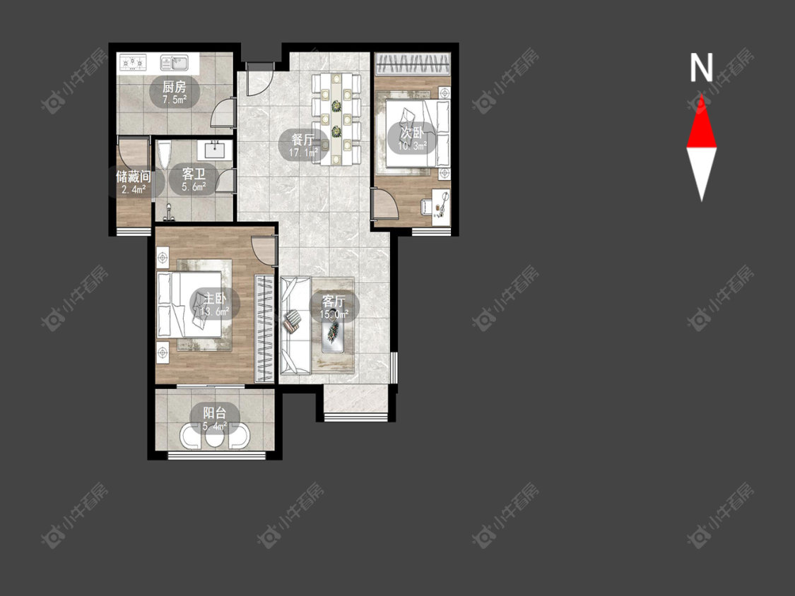 太湖明珠苑西苑房源户型图 常州太湖明珠苑西苑在售二手房源户型图_小牛看房