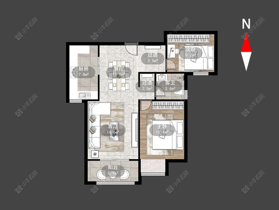 常州彩虹城在售二手房源小区图_小牛看房