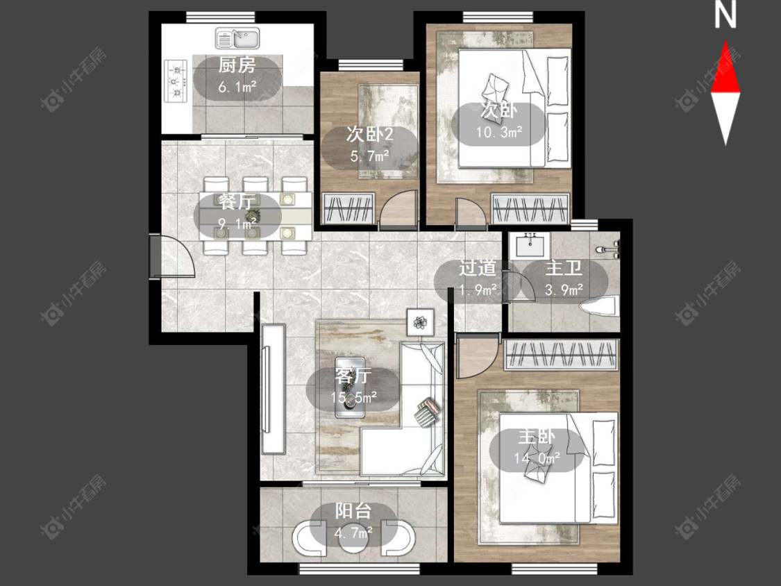 香溢紫郡二期房源户型图 常州香溢紫郡二期在售二手房源户型图_小牛看房