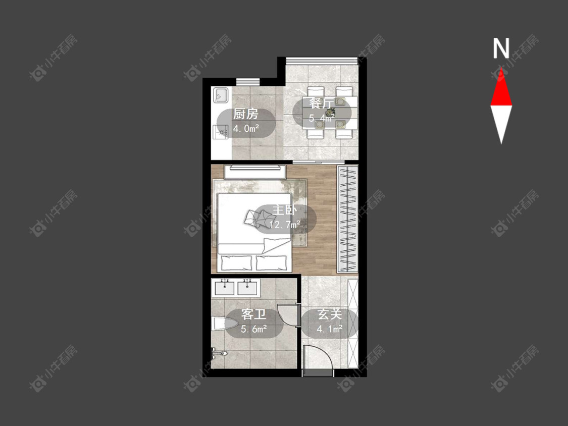 常州新城尚东区花园西区在售二手房源户型图_小牛看房
