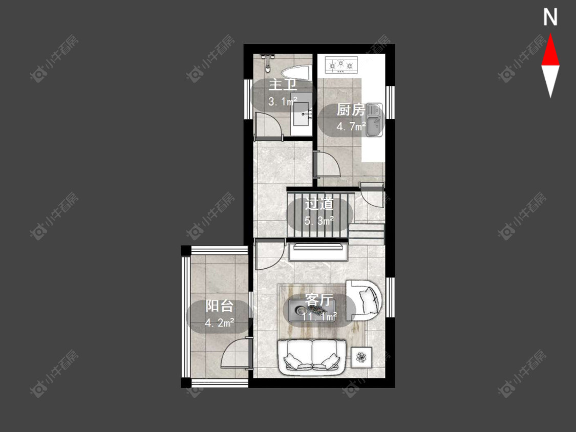 常州椿桂坊教工宿舍楼在售二手房源户型图_小牛看房