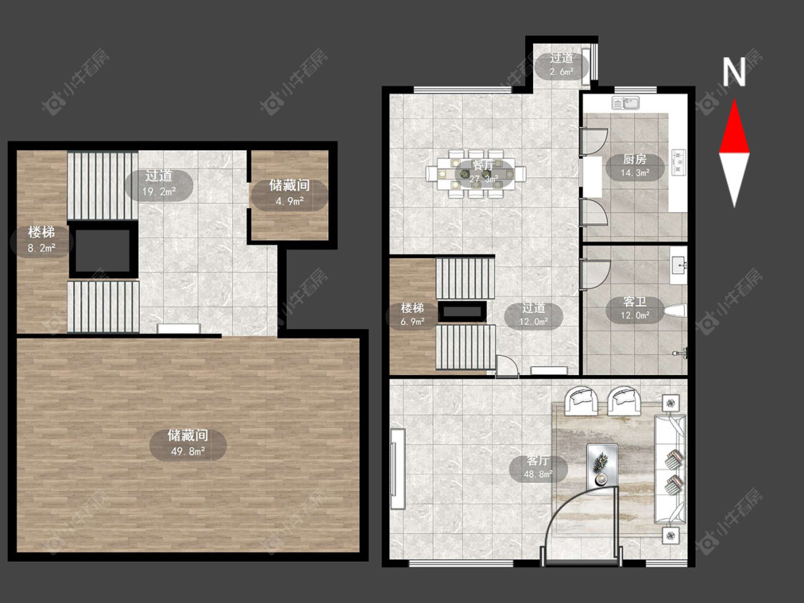 常州御城在售二手房源户型图_小牛看房