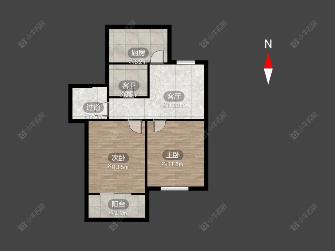 常州燕兴新村东区在售二手房房源户型图_小牛看房