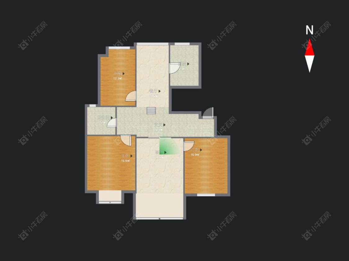 常州河苑家园三期在售二手房源户型图_小牛看房